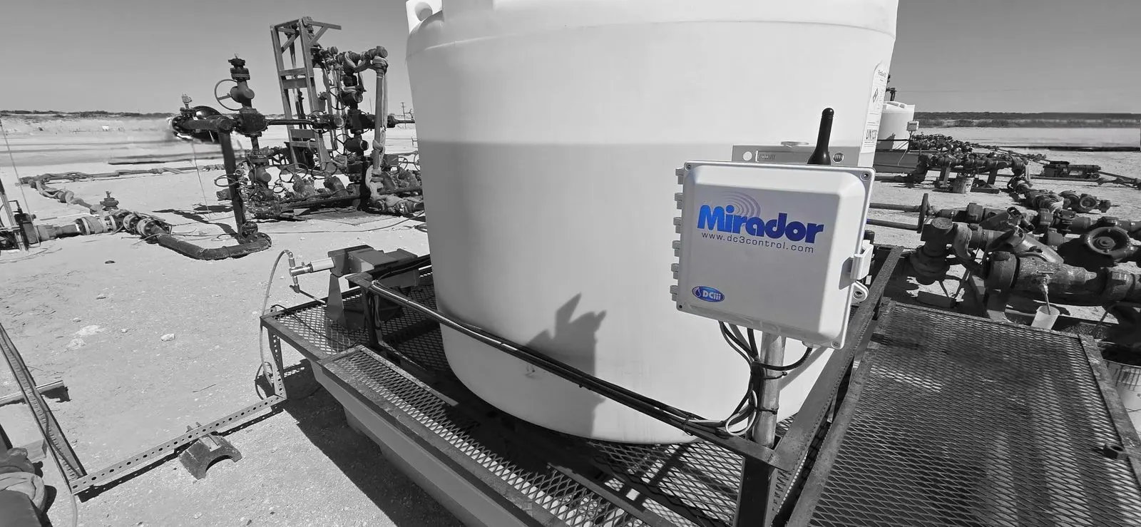 Mirador controller on a tank skid (highlighted)